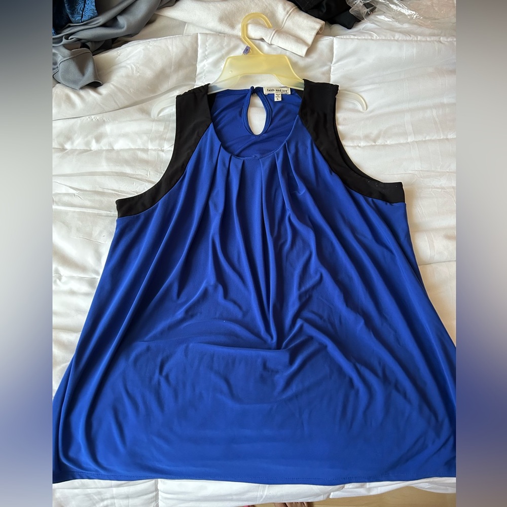 Dress shirt blue and black